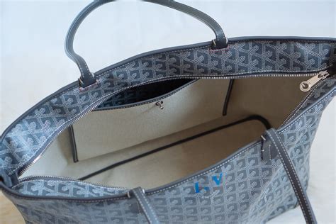 goyard tote with zipper